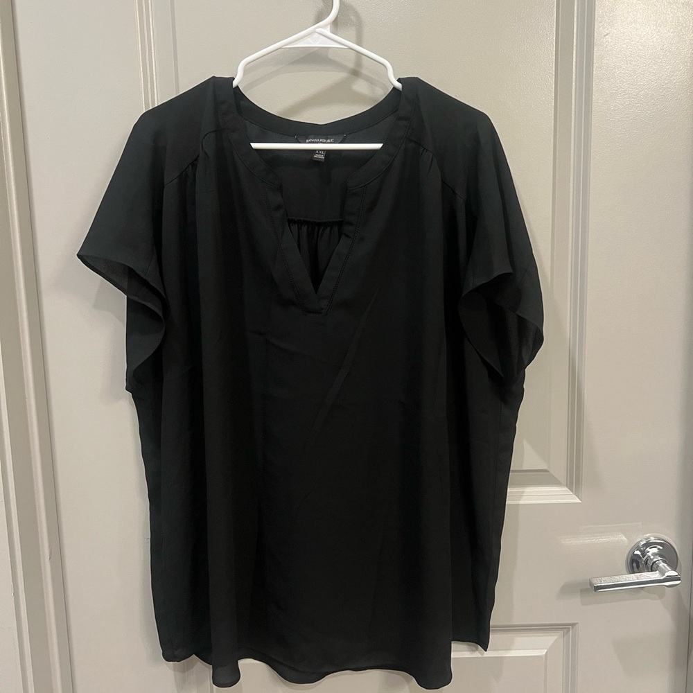 Banana Republic Women Black Tunic - XXL